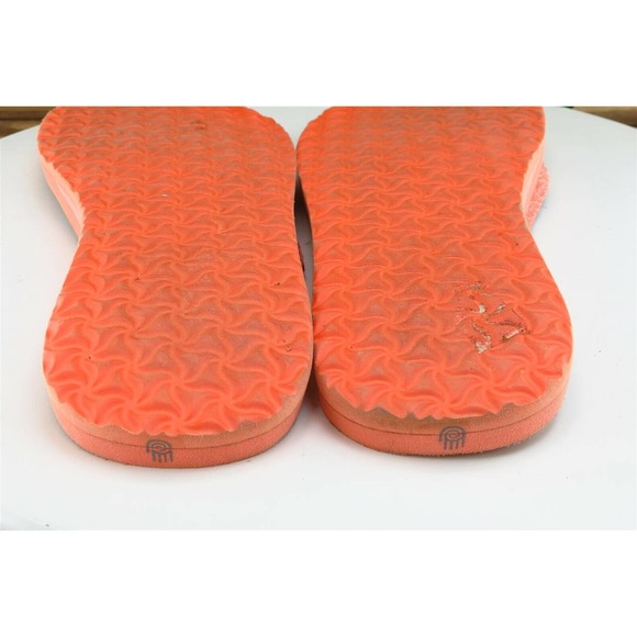 Sanuk Sz 10 M‎ Orange Flip Flop Fabric Women Sandals - Picture 7 of 8